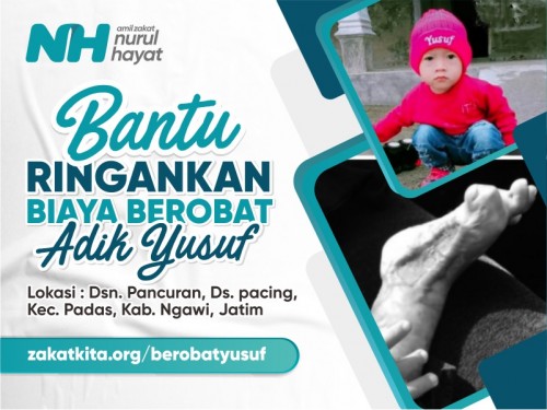 Bantu Ringankan Biaya Berobat Adik Yusuf