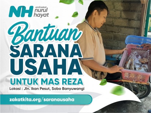 Bantuan Sarana Usaha untuk Mas Reza