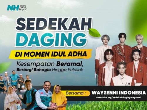 Sedekah Daging di Hari Qurban Bersama Wayzeni_