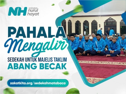 Sedekah untuk Majelis Taklim Abang Becak
