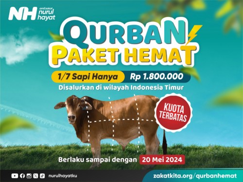 QURBAN PAKET HEMAT: 1/7 Sapi hanya Rp 1.800.000