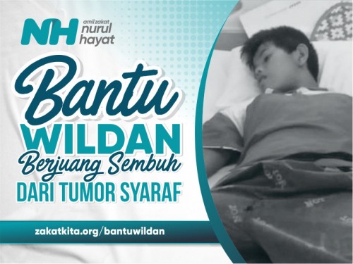 Bantu Wildan Berjuang Sembuh dari Tumor Syaraf