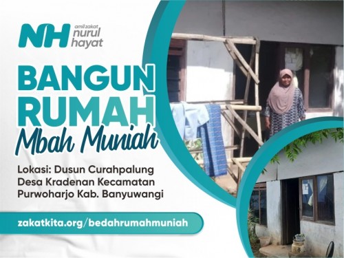 Rumah Layak Huni untuk Mbah Muni'ah