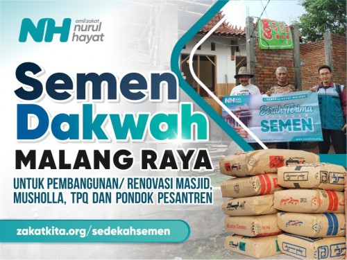 Sedekah Semen untuk Masjid di Malang Raya