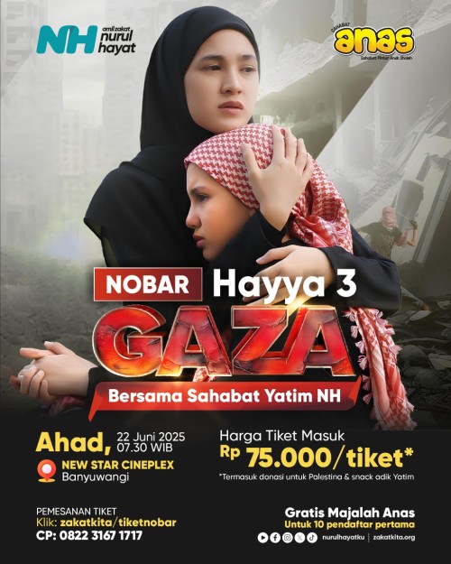 {BANYUWANGI} - (1 Tiket Nonton + Donasi Palestina)