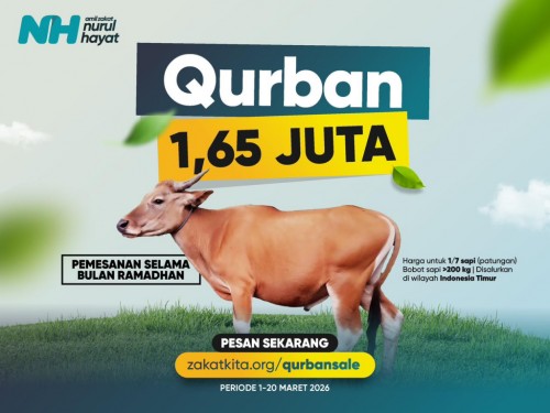 Qurban 1/7 Sapi: 1.65 juta