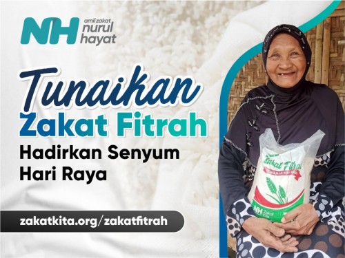 Tunaikan Zakat Fitrah Rp 55.000/ orang