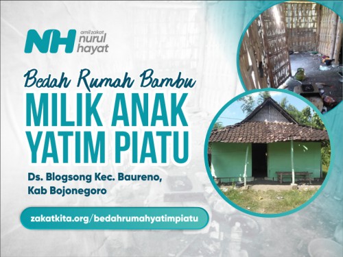 Bedah Rumah Bambu Yatim Piatu