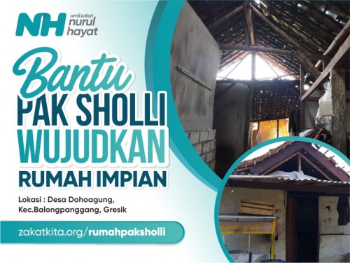 Bantu Pak Sholli Wujudkan Rumah Impian