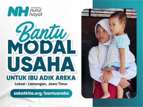 Bantu Modal Usaha untuk  Ibu Adik Areka