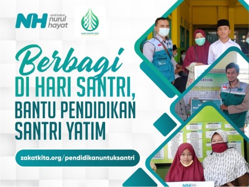 Bantu Biaya Pendidikan Santri Yatim 