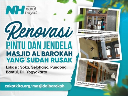 Renovasi Pintu dan Jendela Masjid Al Barokah