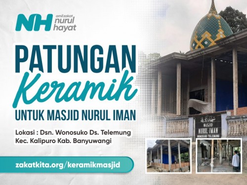 Patungan Keramik Masjid Nurul Iman