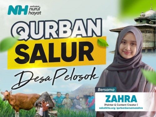Qurban Salur Desa Pelosok Bersama Zahra