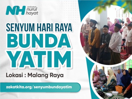 Senyum Hari Raya Bunda Yatim