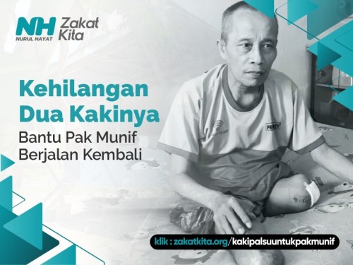 Patungan Dua Kaki Palsu untuk Pak Munif