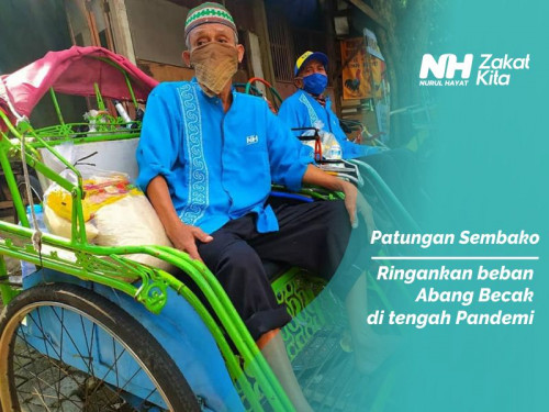 Ringankan beban Abang Becak di tengah Pandemi