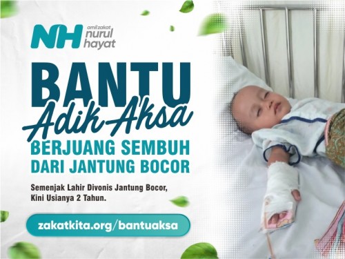 Adik Aksa Pasti Sembuh! Bantu Kesembuhannya