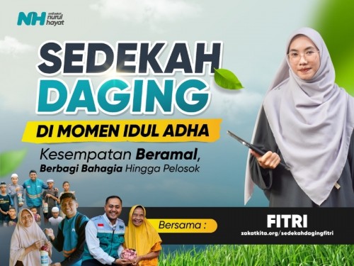 Sedekah Daging di Hari Qurban Bersama _Fitri
