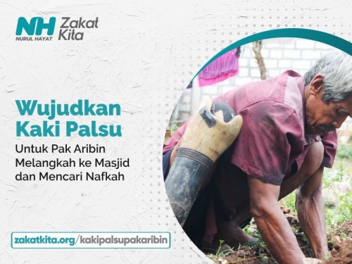 Pak Aribin Sudah Waktunya Ganti Kaki