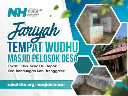Tempat Wudhu untuk Pelosok Desa