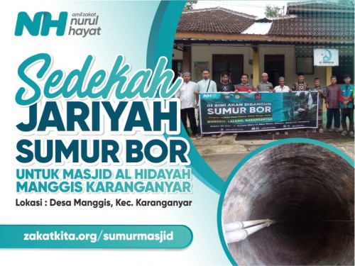 Sedekah Jariyah: Sumur Bor untuk Masjid Al Hidayah Manggis Karanganyar