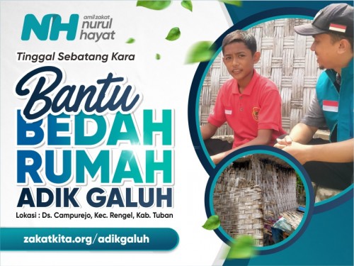 Bedah Rumah Adik Galuh yang Tinggal Sebatang Kara