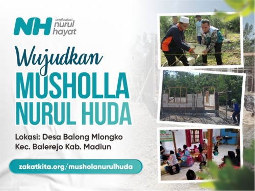 Gotong Royong Wujudkan Mushola Nurul Huda