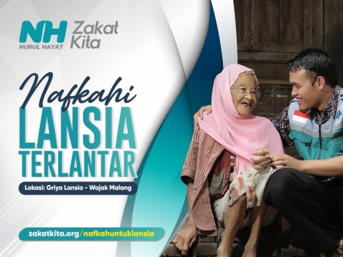 Anisa Fitri Lutfiana Bantu Perawatan Lansia Terlantar