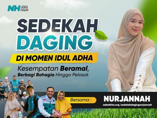 Sedekah Daging di hari Qurban Bersama_Nurjannah