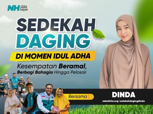 Sedekah Daging di Hari Qurban Bersama Dinda