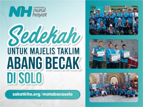 Sedekah untuk Majelis Taklim Abang Becak di Solo