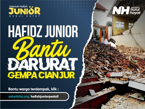 HAFIZH JUNIOR Bantu Darurat Gempa Cianjur