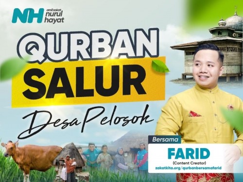 Qurban Salur Desa Pelosok Bersama Farid