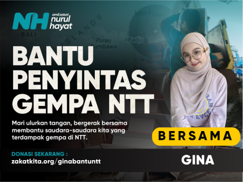 Gina Bantu Penyintas Gempa NTT