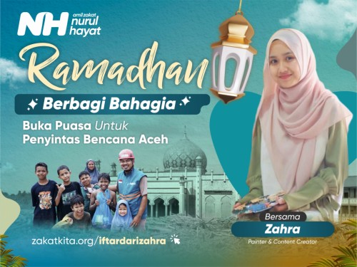 Berbagi Buka Puasa di Aceh Bareng Kak Zahra